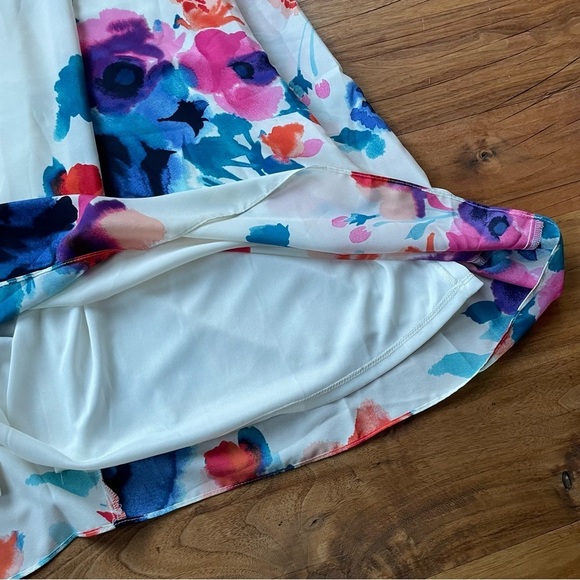 Eliza J Floral Print Halter Maxi Dress - Picture 8 of 14